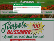 Tablet Screenshot of glissandogarden.ro